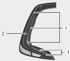 KIA E-Soul (2019) - Remplacement d'une ampoule de feu stop et de feu arrêté (type LED) (Feu combiné arrêté) - 1