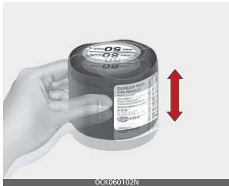 KIA E-Soul (2019) - Utilisation de la trousse de réparation de pneus - 1