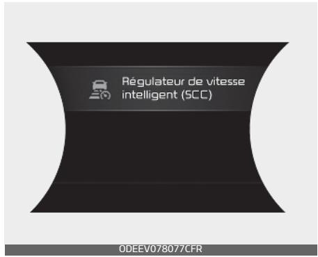 KIA E-Soul (2019) - Passage au mode de régulation de vitesse - 1