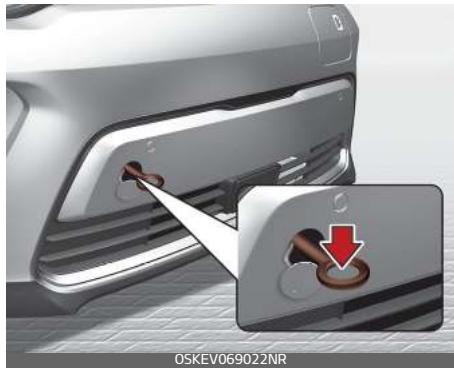 KIA E-Soul (2019) - Remorquage d'urgence - 1