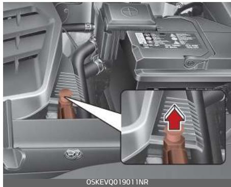 KIA E-Soul (2019) - Débranchement du connecteur de charge en cas d'urgence - 1