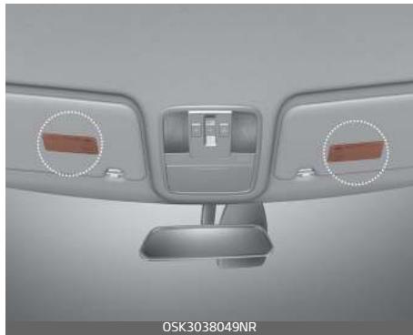 KIA E-Soul (2019) - Étiquette d'ajretissement de coussin gonflable - 1