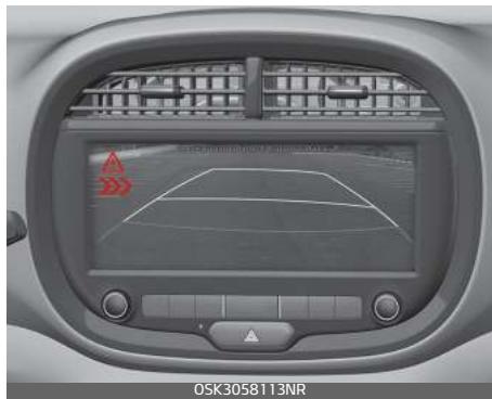 KIA E-Soul (2019) - Assistance à l'évitement des collisions avec la circulation transversale arrêté. - 2