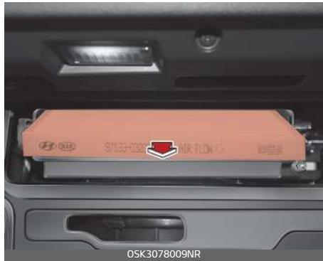 KIA E-Soul (2019) - Inspection et remplacement du filtré à air du climatiseur - 4