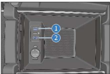 BYD Tang 2 Phase 1 (2018-2024) - Ports USB avant - 1