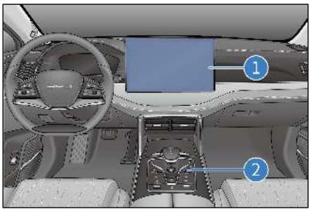 BYD Tang 2 Phase 1 (2018-2024) - Écran tactile d'infodivertissement - 1