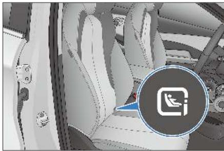 BYD Atto 3 (2022) - Dispositif de retenue pour enfants installé sur le siège du passager avant - 2