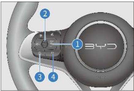 BYD Atto 3 (2022) - Augmentez la vitesse cible du véhicule/réinitialisation ACC - 1