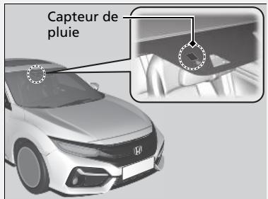 Honda Civic 10 Phase 2 (2020-2023) - Essuie-glaces intermittents automatiques* - 1