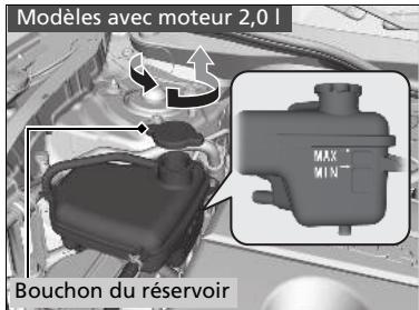 Honda Civic 10 Phase 2 (2020-2023) - Appoint de liquide de refroidissement - 3