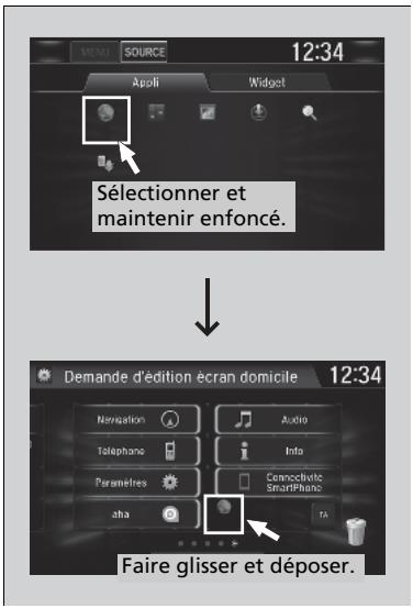 Honda Civic 10 Phase 2 (2020-2023) - Sélectionner Ajouter appli ou Ajouter widget. - 1