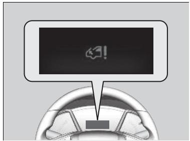 Honda Civic 10 Phase 2 (2020-2023) - ■ Message d'advertissement concernant le soulèvement automatique du capot - 1