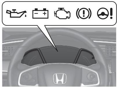 Honda Civic 10 Phase 2 (2020-2023) - Les témoins s'allument - 1