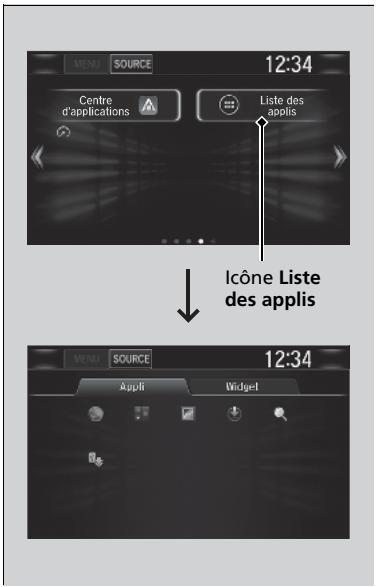 Honda Civic 10 Phase 2 (2020-2023) - Pour utiliser les applications ou widgets - 1