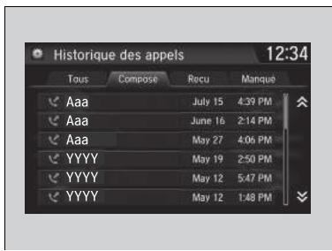 Honda Civic 10 Phase 2 (2020-2023) - Pour passer un appel en utilisant un numero de téléphone - 2