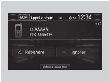 Honda Civic 10 Phase 2 (2020-2023) - Recevoir un appel - 1