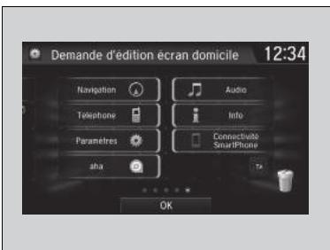 Honda Civic 10 Phase 2 (2020-2023) - Modification de la disposition des icônes de l'écran d'accueil - 1