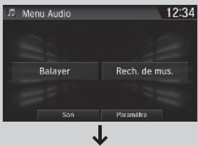 Honda Civic 10 Phase 2 (2020-2023) - Comment selectionner un filchir à partir de la liste de recherche de musique - 1