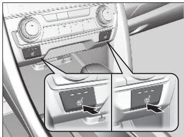 Honda Civic 10 Phase 2 (2020-2023) - Chauffages de sièges avant* - 2