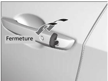 Honda Civic 10 Phase 2 (2020-2023) - Fermeture des vitres avec la clé - 1