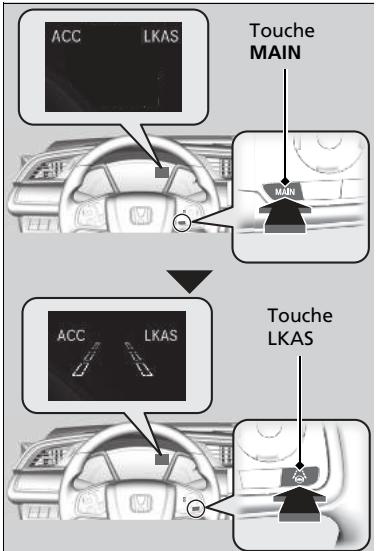 Honda Civic 10 Phase 2 (2020-2023) - Utilisation du système - 1