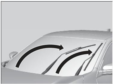 Honda Civic 10 Phase 2 (2020-2023) - Remplacement du caoutchouc des balais d'essuie-glace avant - 1