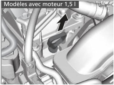 Honda Civic 10 Phase 2 (2020-2023) - Vérickification du niveau d'huile - 2