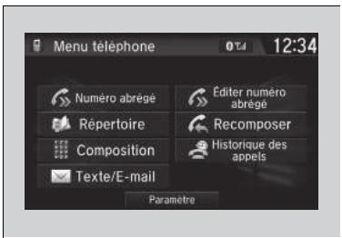 Honda Civic 10 Phase 2 (2020-2023) - Ecran Menu Telefone - 1