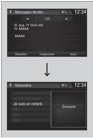 Honda Civic 10 Phase 2 (2020-2023) - ■ Affichage des messages e-mails - 2