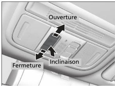 Honda Civic 10 Phase 2 (2020-2023) - Utilisation de la commande de toit ouvrant - 1