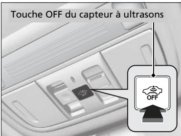 Honda Civic 10 Phase 2 (2020-2023) - Pour armer l'alarme du système de sécurité sans activer les capteurs à ultrasons - 1