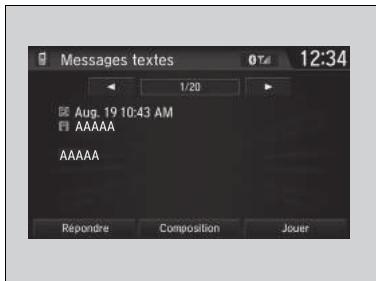 Honda Civic 10 Phase 2 (2020-2023) - ■ Affichage des messages e-mails - 1