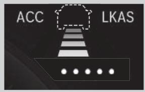 Honda Civic 10 Phase 2 (2020-2023) - Le vehicule détecté devant est dans le champ de détction de l'ACC avec maintainen de distance de sécurité à basse vitesse et ralentit jusqu'à l'arrêt - 2