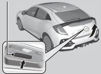 Honda Civic 10 Phase 2 (2020-2023) - Ouverture/fermeture du hayon - 1