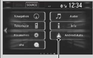 Honda Civic 10 Phase 2 (2020-2023) - Menu Android Auto - 1
