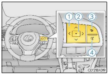 LEXUS RX AL20 Phase 1 (2015-2019) - Utilisation de la zone d'affichage de contenu - 1