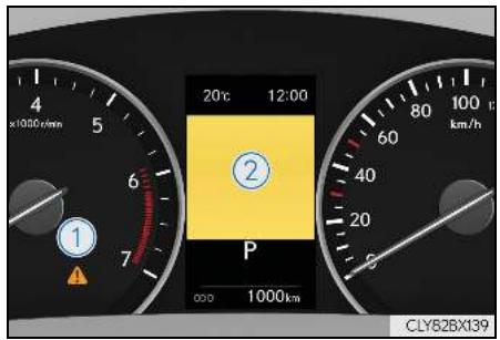 LEXUS RX AL20 Phase 1 (2015-2019) - Si un message d'avertissement s'affiche - 1