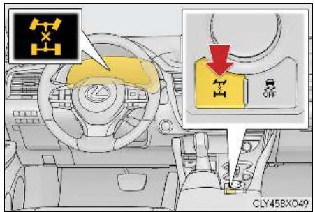 LEXUS RX AL20 Phase 1 (2015-2019) - Commande de blocage du mode de transmission intégrale (modèles AWD) - 1