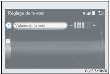 LEXUS RX AL20 Phase 1 (2015-2019) - Réglages de la voix - 1