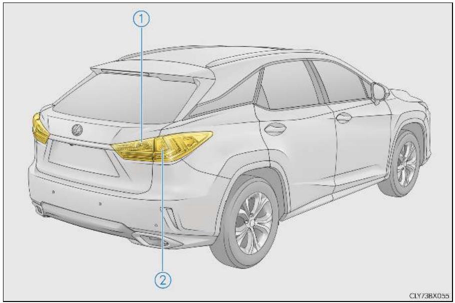 LEXUS RX AL20 Phase 1 (2015-2019) - Arrière - 1