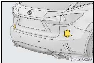 LEXUS RX AL20 Phase 1 (2015-2019) - ■ Manipulation du capteur radar - 1