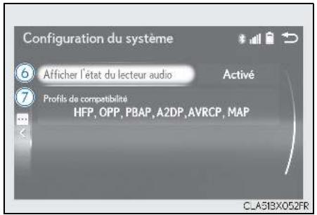LEXUS RX AL20 Phase 1 (2015-2019) - Comment vérifier et modifier les réglages détaillés Bluetooth® - 2