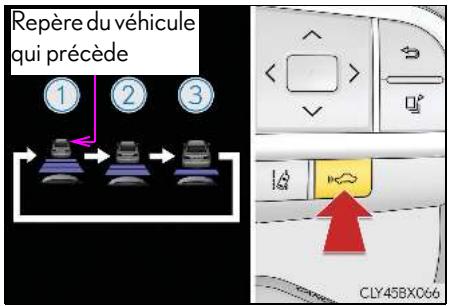 LEXUS RX AL20 Phase 1 (2015-2019) - Modification de la distance entre véhicules (mode de contrôle de la distance entre véhicules) - 1