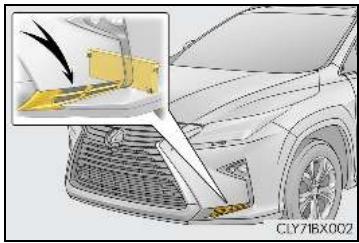 LEXUS RX AL20 Phase 1 (2015-2019) - Lors de l'utilisation d'une station de lavage à haute pression - 1