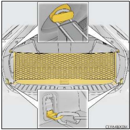 LEXUS RX AL20 Phase 1 (2015-2019) - Crochets du filet de chargement - 1