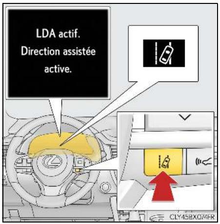 LEXUS RX AL20 Phase 1 (2015-2019) - Activation du système LDA - 1