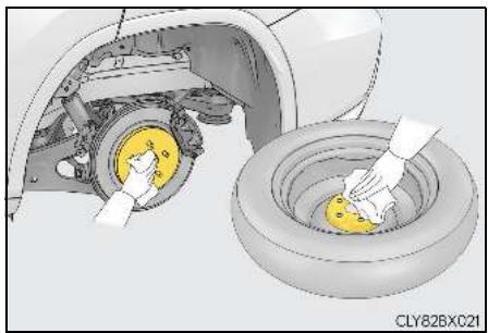 LEXUS RX AL20 Phase 1 (2015-2019) - Installation de la roue de secours - 1