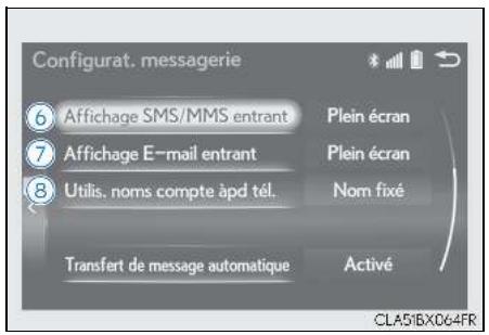 LEXUS RX AL20 Phase 1 (2015-2019) - Réglage des messages - 2
