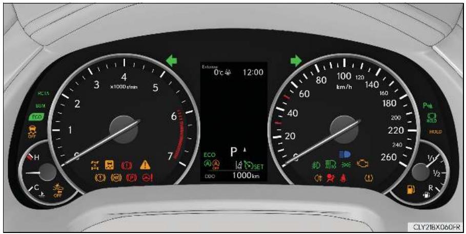 LEXUS RX AL20 Phase 1 (2015-2019) - Témoins et témoins d'avertissement - 1