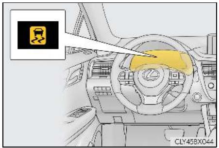 LEXUS RX AL20 Phase 1 (2015-2019) - Lorsque les systèmes TRC/VSC/du dispositif anti-louvoiement de la remorque fonctionnent - 1